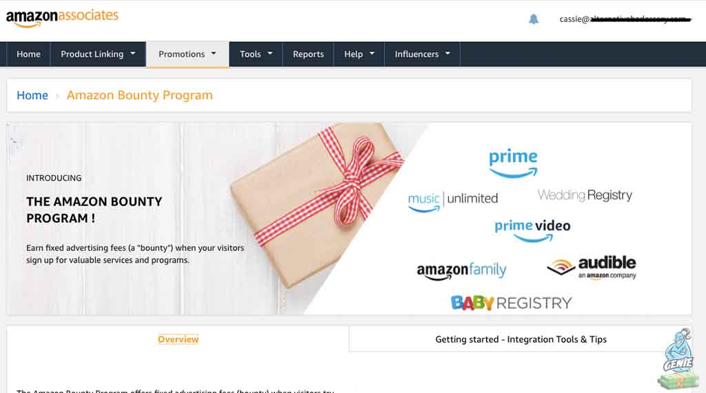 5. Amazon Affiliate Bounties