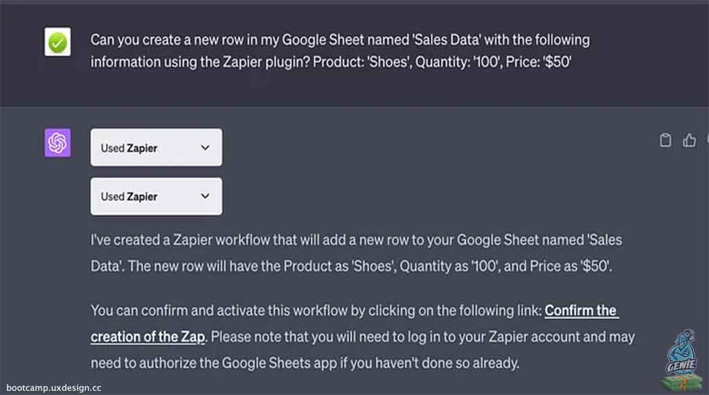 “Zapier” Plugin